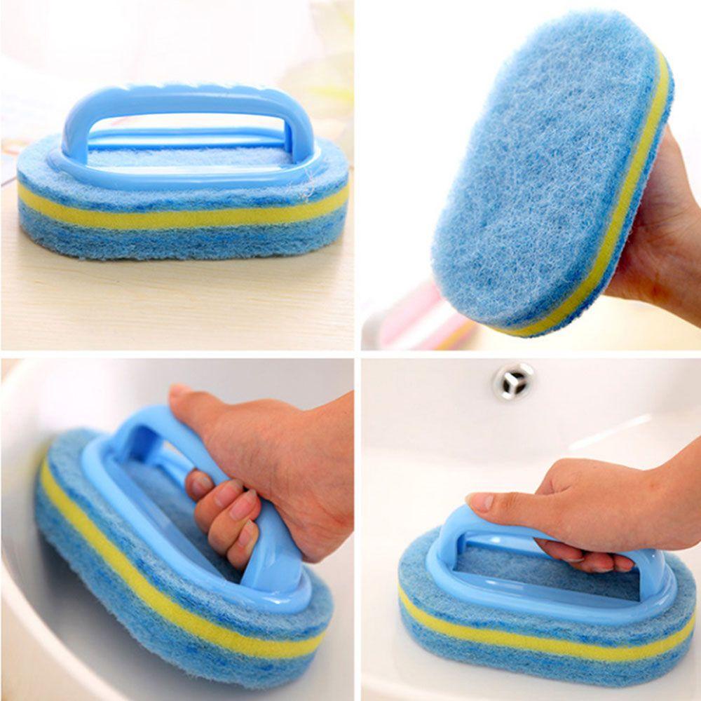 Aksesoris Kolam Renang AUGUSTINA Dengan Gagang Alat Pembersih Plastik Brush Cleaner Sponge Brush