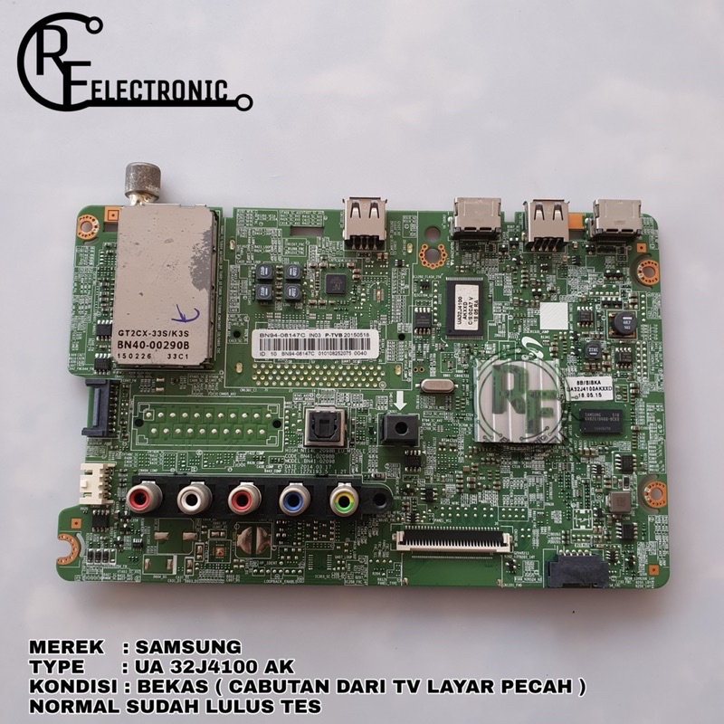 MB MOBO MAINBOARD MESIN TV LED SAMSUNG UA32J4100AK UA 32J4100 AK
