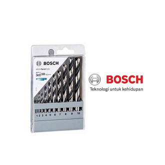 BOSCH Mata Bor Besi Set 1-10mm 10pcs HSS PointTeQ