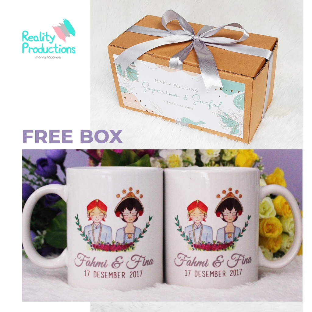 Mug Couple Pengantin Jawa Kado Pernikahan