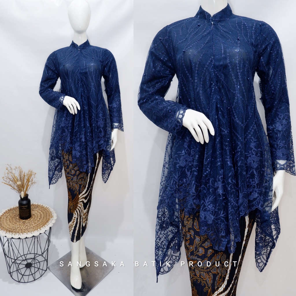 Kebaya tunik brokat / kebaya busui / kebaya modern / kebaya wisuda / kebaya favorite / kebaya sanghai