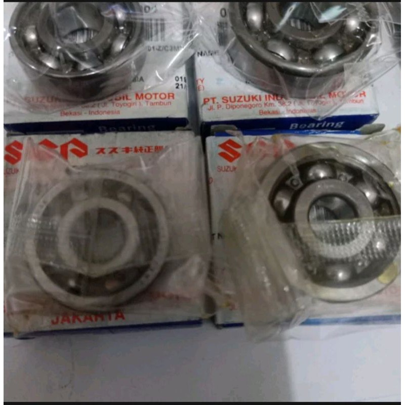 BEARING LAKER SET RODA DEPAN RODA BELAKANG TROMOL SUZUKI A100 ORI SGP