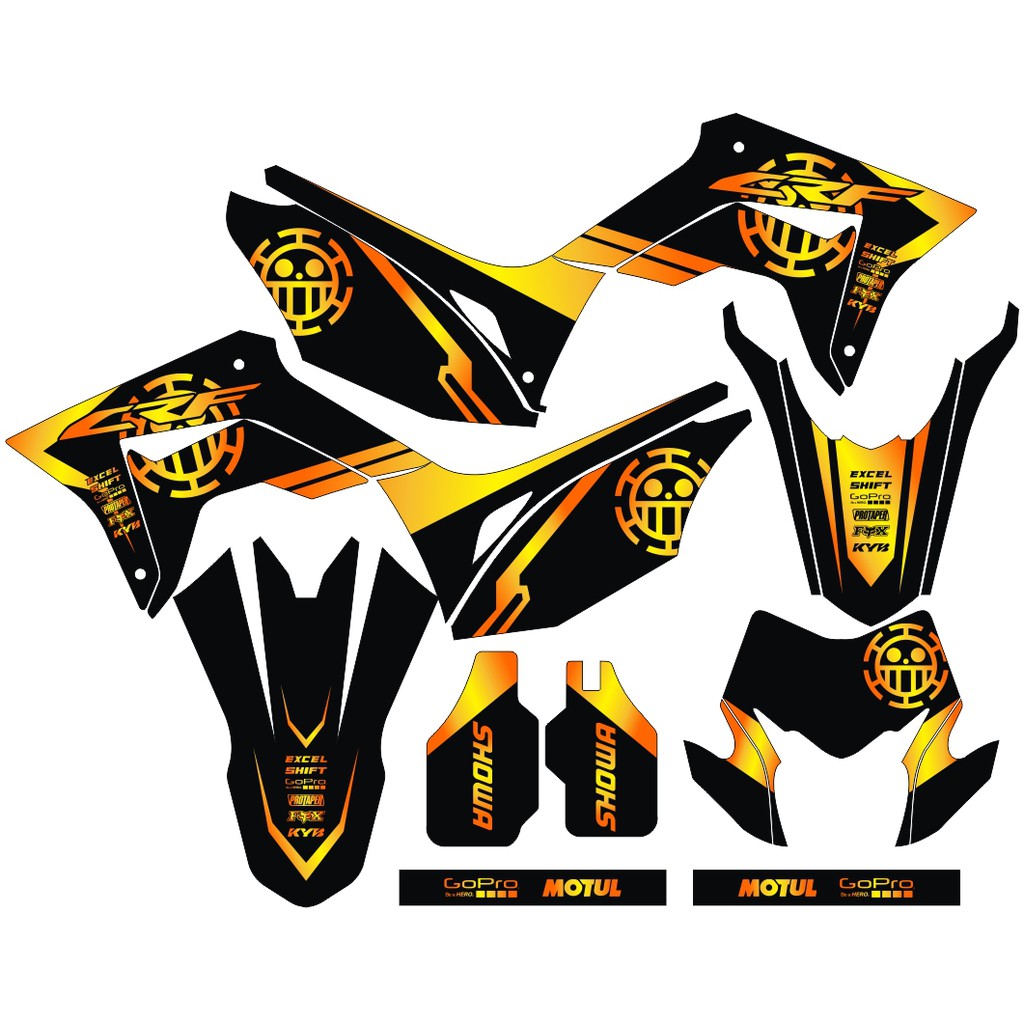 Sticker DECAL CRF 150 L Bisa Custom Stiker Honda CRF 150 L  (100)