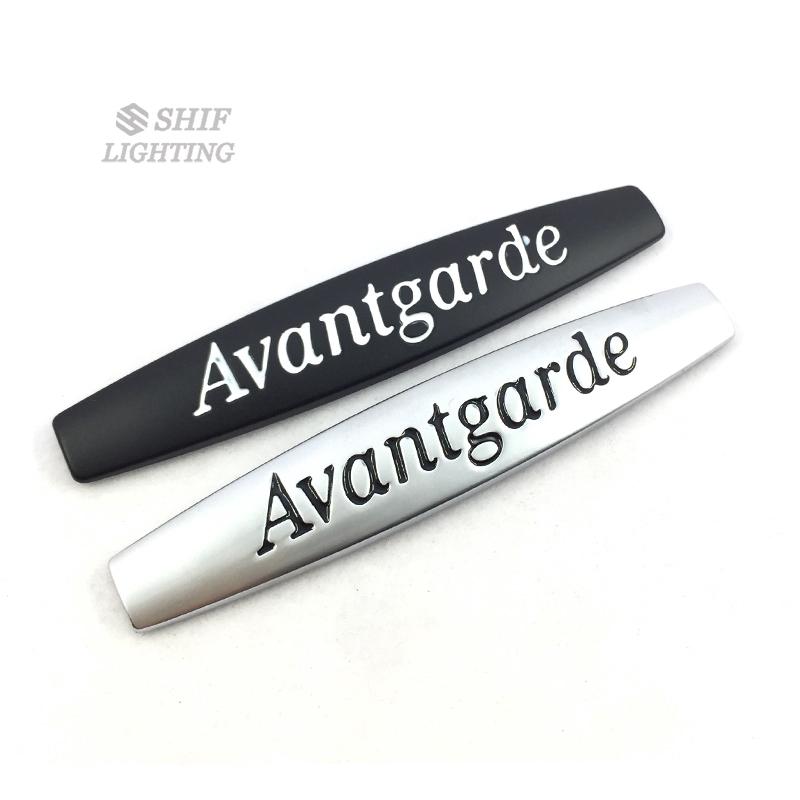 1pc Stiker Emblem Logo Tulisan Avantgarde Bahan Metal 1pc Stiker Emblem Logo Tulisan Avantgarde Bahan Metal