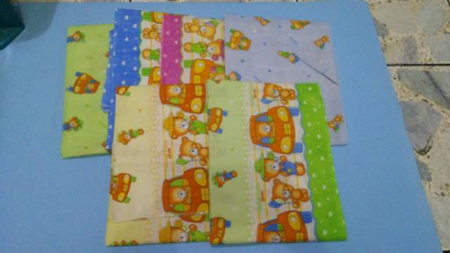 6 pcs Bedong bayi flanel KUWATA