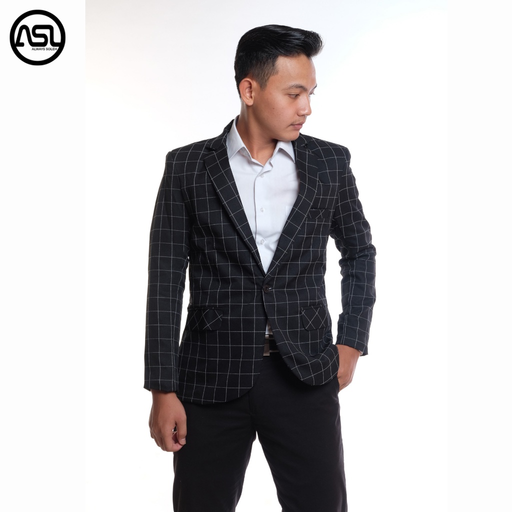 Jas pria kotak kotak Terlaris / Jas pria kotak / Jas pria / Jas kantor pria / Blazer pria / Blazer p