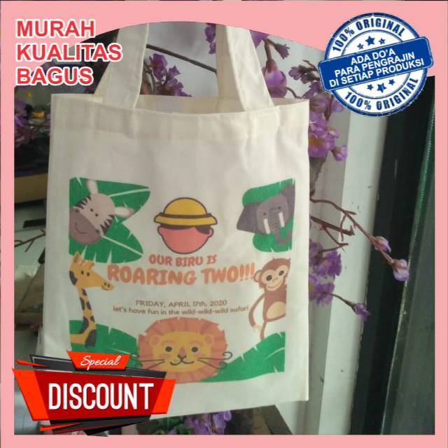 

TEBAL Tas Ultah Blacu TEBAL BIG SIZE CUSTOM DESAIN [30x35] FREE DESAIN