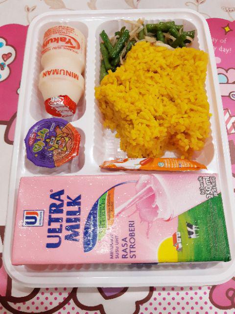 Box Bento 2 / Tempat Nasi 2 / Isi 50psg / Microwavable