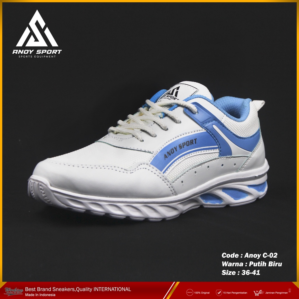 Sepatu Sneakers Wanita Sport Shoes Anoy C-02