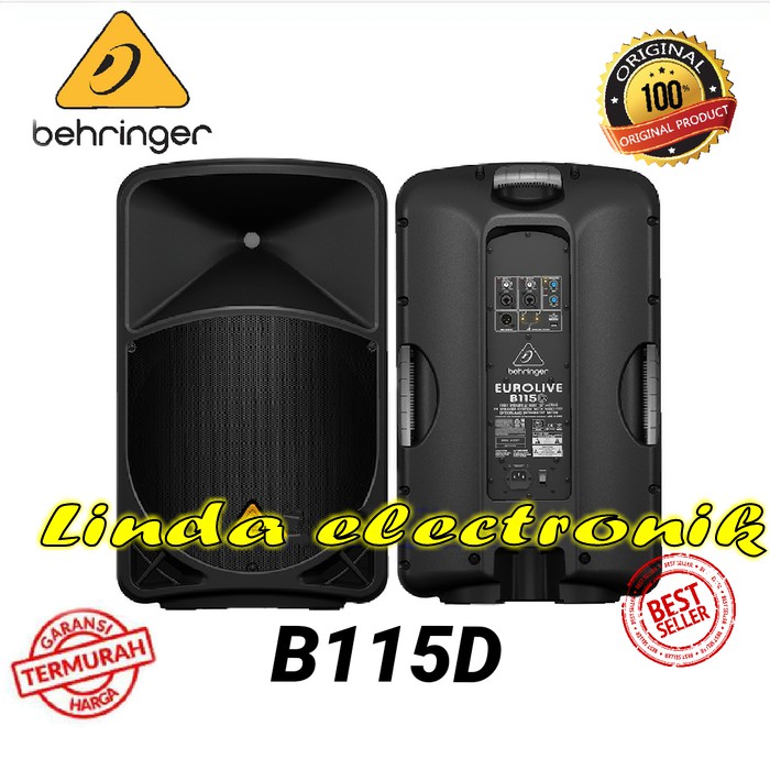 Speaker Aktif Behringer B115 D ORIGINAL behringer b 115d sepasang b115d