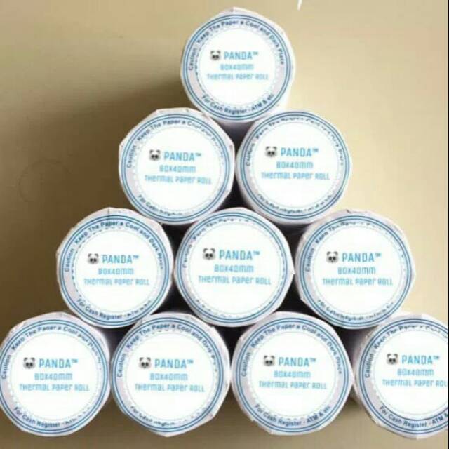 

Kertas Thermal 58x40mm Paper Termal Struk Kasir Roll