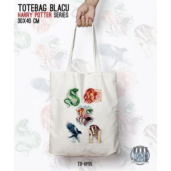 TOTE BAG BLACU 30X40 - HARRY POTTER SERIES.02