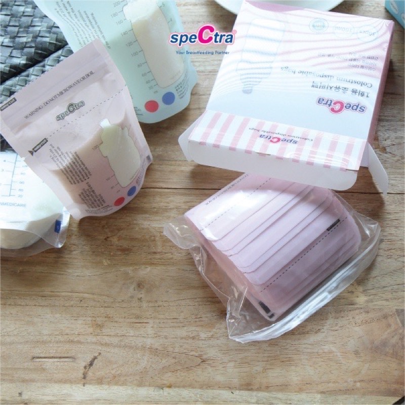 Spectra Colostrum Bags - Kantong ASI 100 ml/Colostrum bag (pink) 100ml