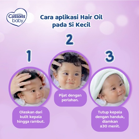 Cussons Baby Natural Hair Oil 100ml / Minyak Rambut Bayi