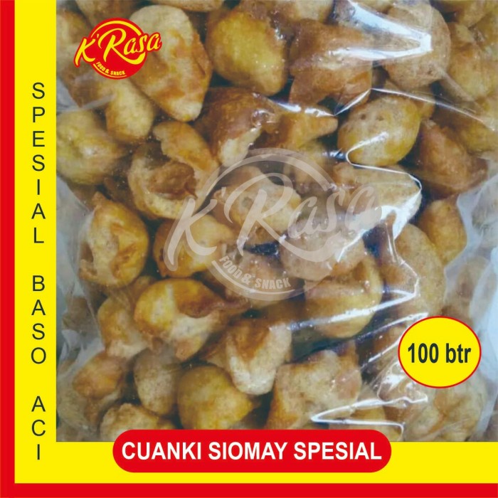 

- BARU siomay cuanki special 100 pc untuk baso aci, baso cuanki, baso daging.