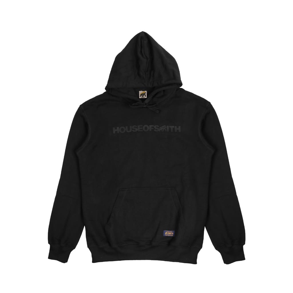 Sweater hoodie HOUSE OF SMITH Black on black unisex