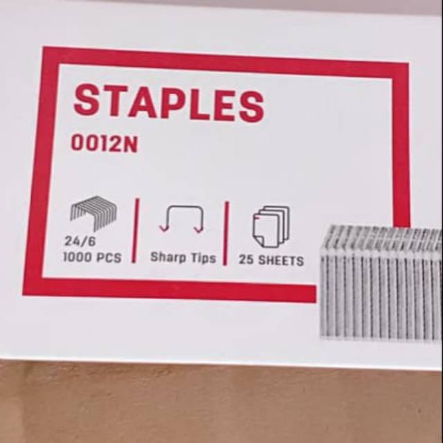 

Isi staples deli 24/ 6 1 pcs