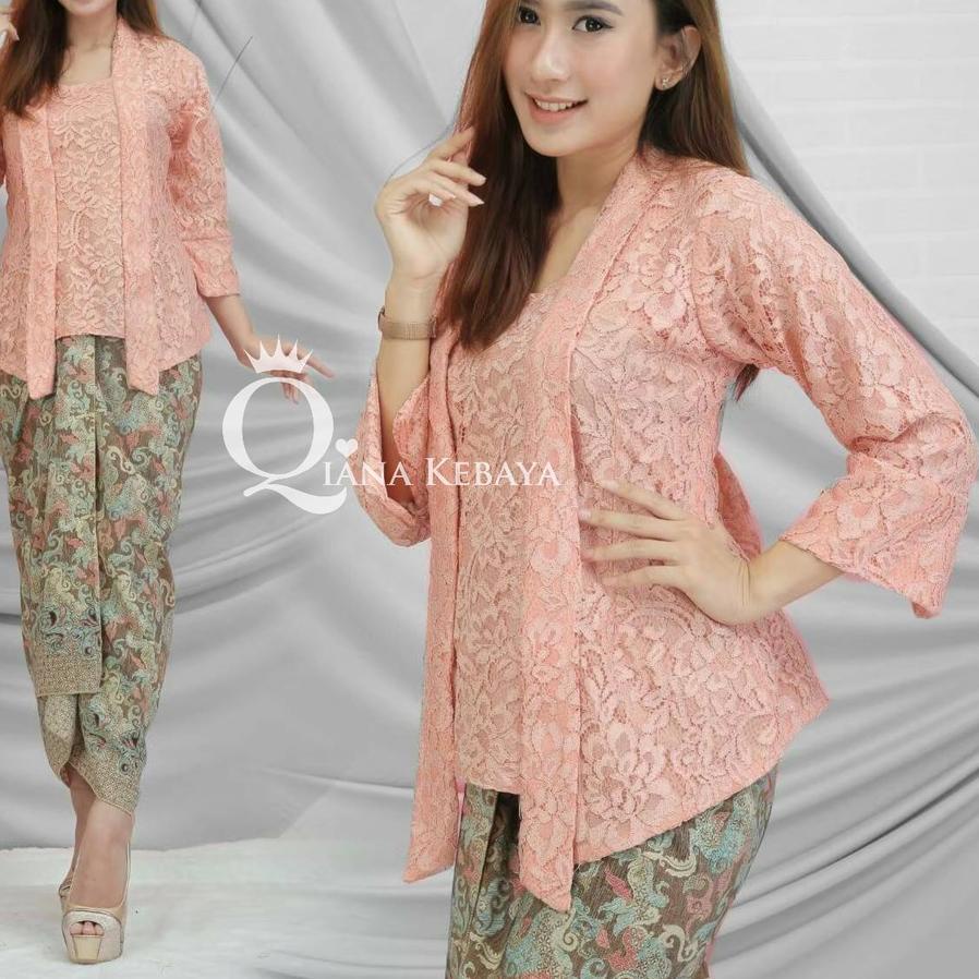 ❆ SETELAN KEBAYA KUTUBARU / KEBAYA BUSUI / KUTUBARU BROKAT / ROK LILIT ➺