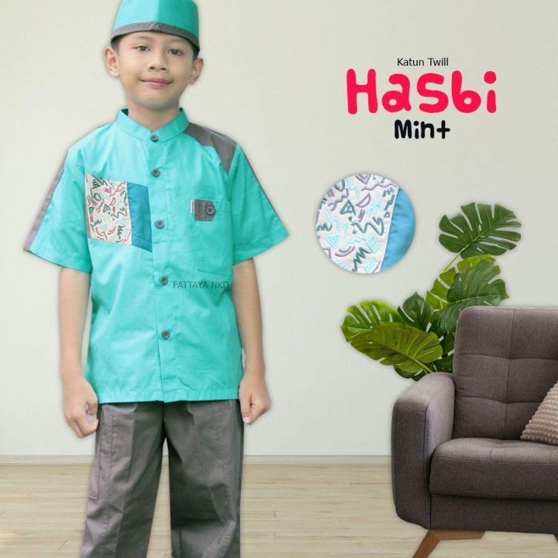 Koko Anak Koko Fataya NKD Hasbi Katun Twill.