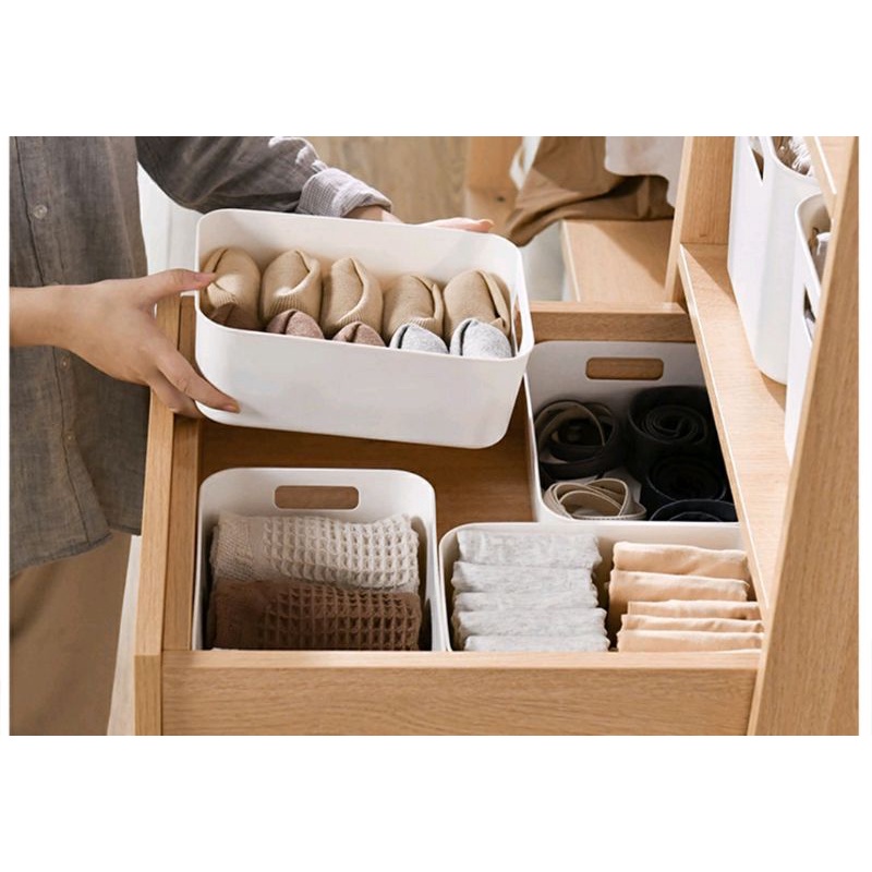 STORAGE BOX ORGANIZER / KOTAK PENYIMPANAN SERBAGUNA / KOTAK SKINCARE / KERANJANG MAKANAN