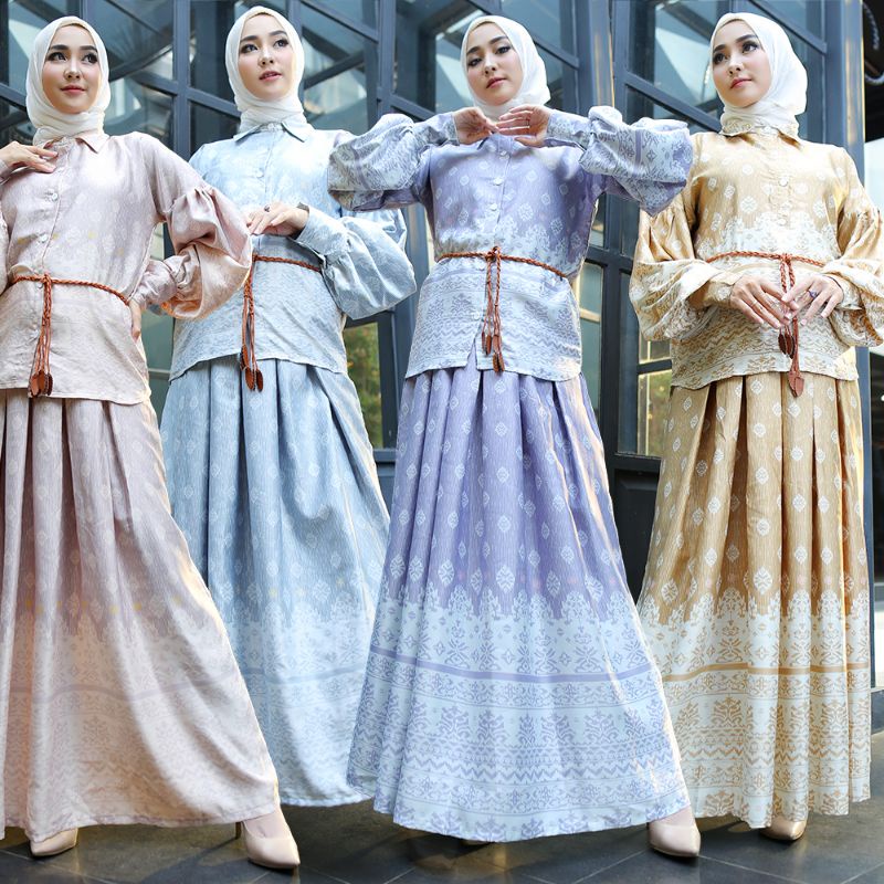 NEW COLLECTION LALUNA SET/ DIOR SILK/SETELAN ROK/BAHAN SILK