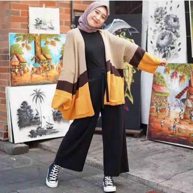 Cardigan Sweater Rajut Cable Tebal PREMIUM | Cardigan Rajut Jumbo Mariza Outer Korean Style Kekinian Terbaru 2021 Baju Rajut Tebal Premium Outer | OOTD Remaja Kekinian 2022 | [COD] Bayar di Tempat