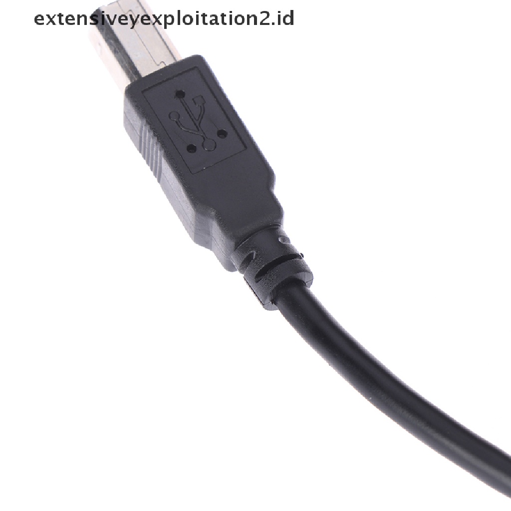 Kabel Extension Usb 2.0 Tipe B Male Ke B Female Dengan Mount Panel