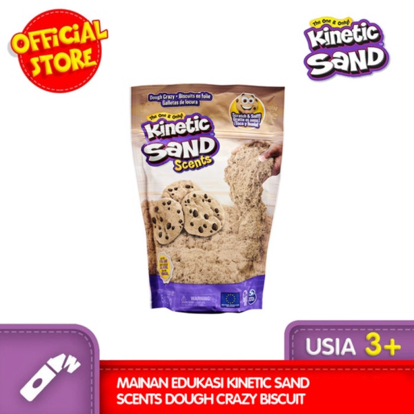 

Mainan Edukasi Kinetic Sand Scents Dough Crazy Biscuit Berkualitas