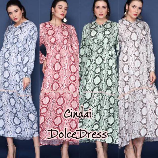 Daster Arab DOLCE CINDAI Dress Rayon Super Busui