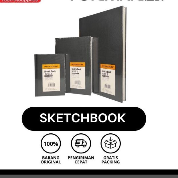 

✻ Buku Sketsa / Sketchbook Potentate / Potente Sketchbook 110 Sheets - A4 ☂