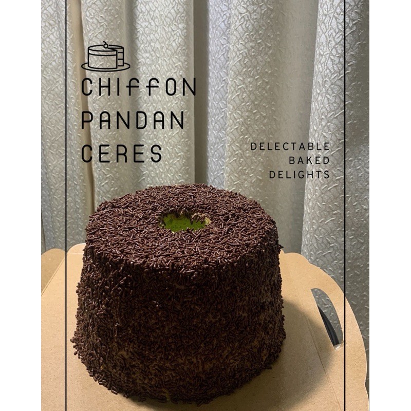 

CHIFFON WHOLE CAKE WITH TOPPINGS