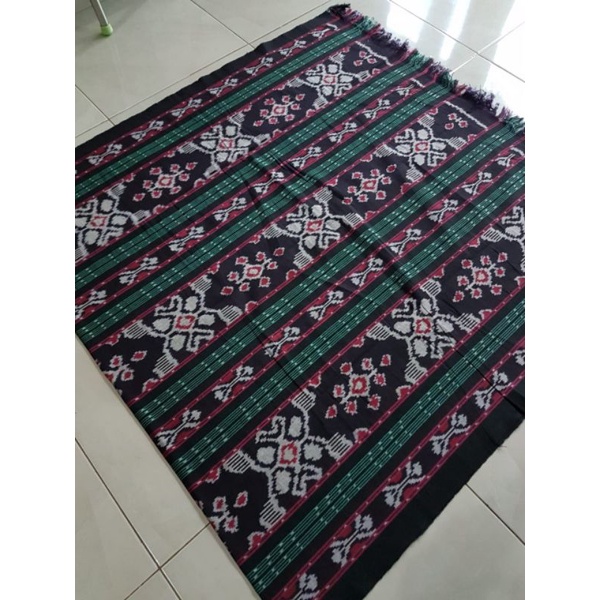 ELPHI Tenun Maluku Kain Maluku Hijau Kain Tenun Motif Maluku