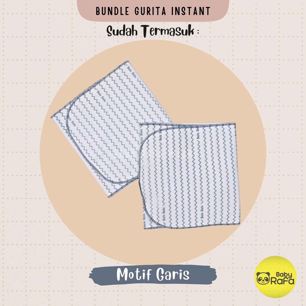 Serian Abu - 6 pcs Gurita Perekat Bayi GREY SERIES merk SNI Bolo - Bolo / Gurita Instan Bayi Serian Abu