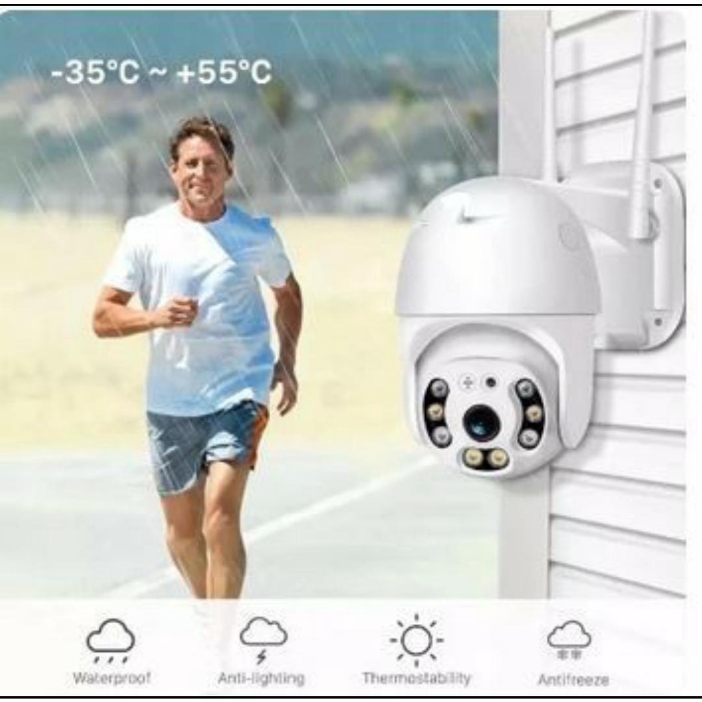 Yi Camera PTZ Camera HD 1080P IOT Yi Outdoor 2MP Yi Camera Outdoor HD IOT-OUTPTZ-32GB