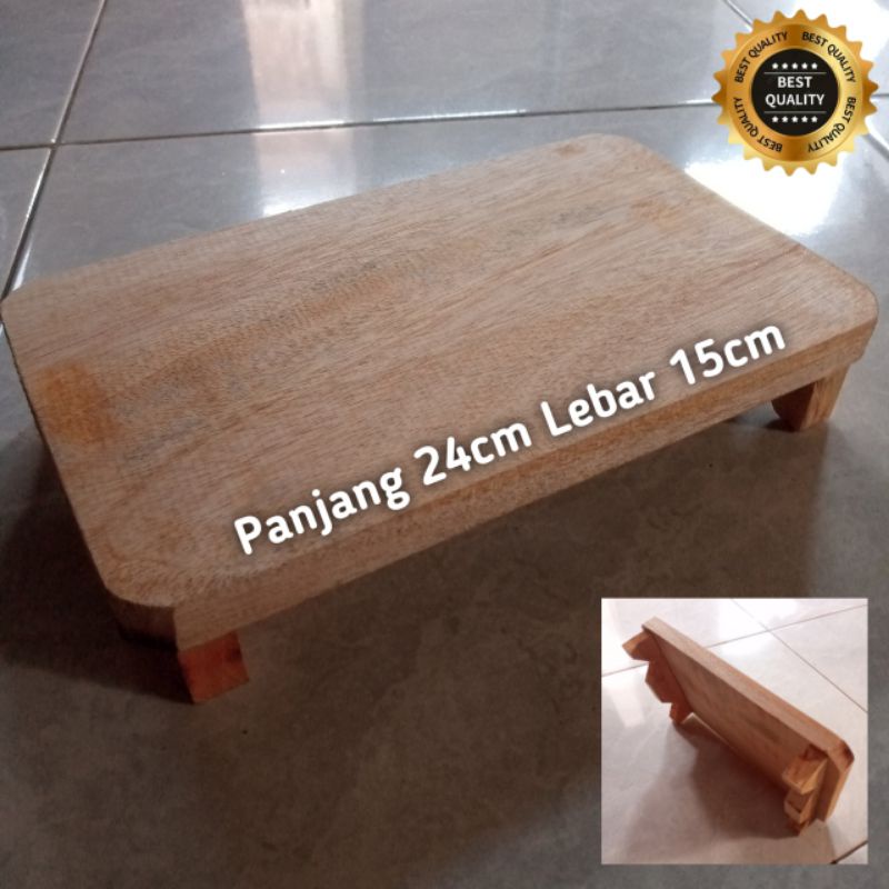 Sovenir Talenan Kayu Persegi Panjang Ukuran P24cm×L15cm