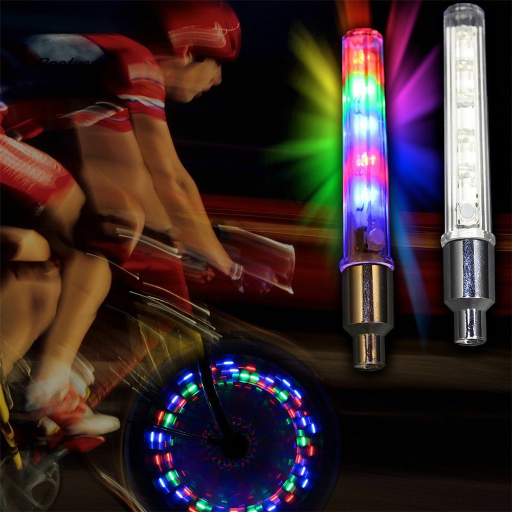 LED light bicycle colorful valve light bicycle tire valve light decorative light