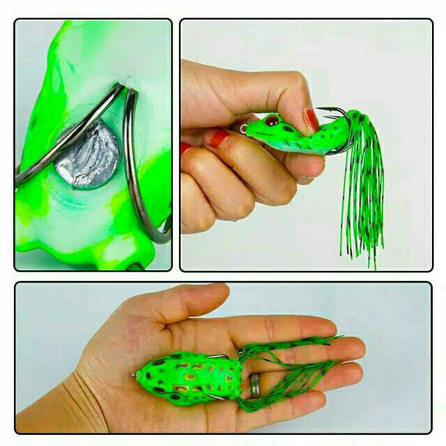 4 pcs Umpan Katak Cod Lure Kodok