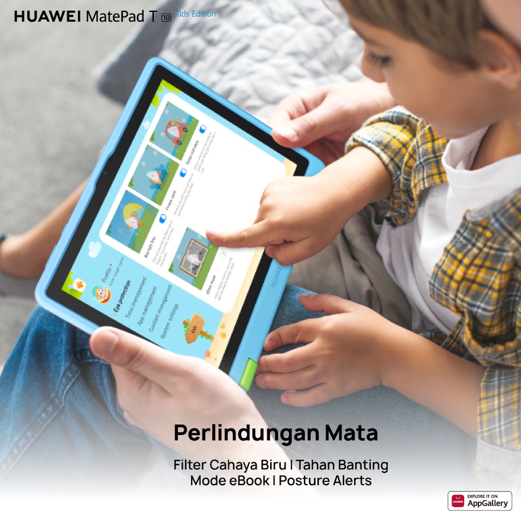 Huawei MatePad T10 Kids Edition Tablet 2GB/32GB Mainan Anak-anak Original Garansi Resmi