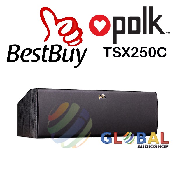 Polk Audio TSX250C Speaker Center Black TSX-250C TSX 250 C