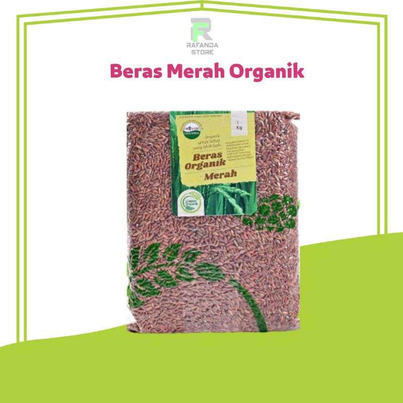 Beras Merah Organik 1 Kg Lingkar Organik dan Safiya / Beras Merah Organic 1Kg Pekanbaru