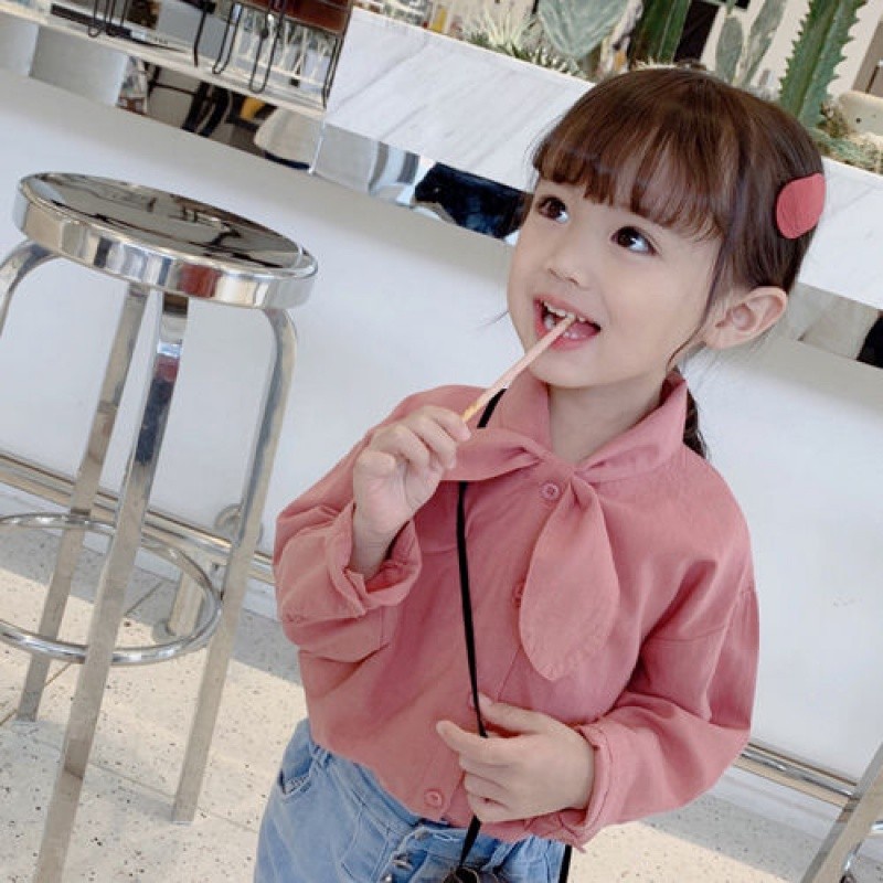 (1-5 Tahun) Blouse La Luna - Blus Anak Perempuan Kemeja Atasan Kualitas Import Gaya Korea Baju Putih Balita Lengan Panjang ZR Vedia