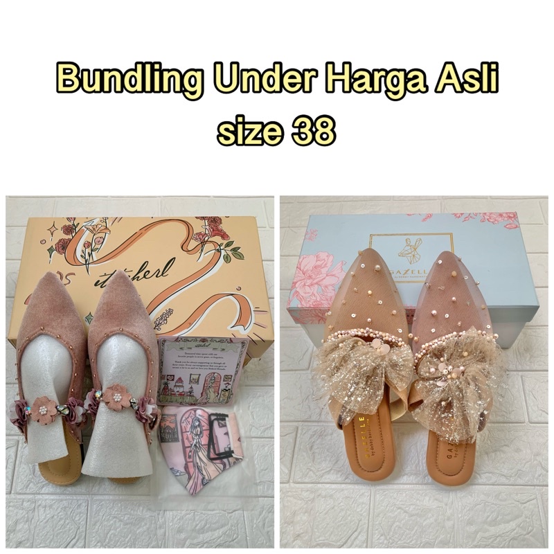 Bundling Under Harga Asli Ittaherl Halsey dan Gazelle by Debby Hardinata Noel Candy Cane