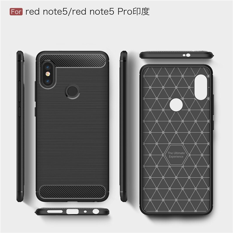 Case Xiaomi Redmi Note 5 Pro Softcase Carbon Premium Casing