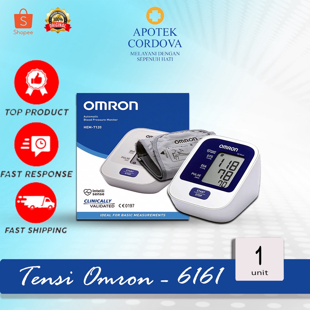 Tensimeter Omron HEM 7120 - Alat ukur tekanan darah digital - Tensi Omron