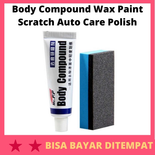Body Compound Wax Paint Scratch Auto Care Polish / Alat Set Paket Cat Krim Cream Lem Wax Oles dan Sp