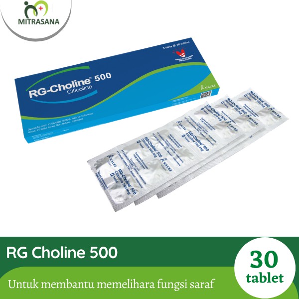 RG Choline 500 mg / 1000 mg - Suplemen Saraf Mata