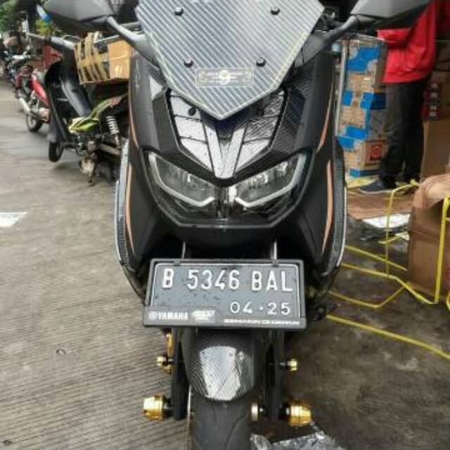 Cover Tutup Dada Depan Dasi Atas Depan New Nmax 2021 2022 Carbon Karbon Nemo Depan Variasi Nmax Aksesoris Nmax Terbaru Kekinian