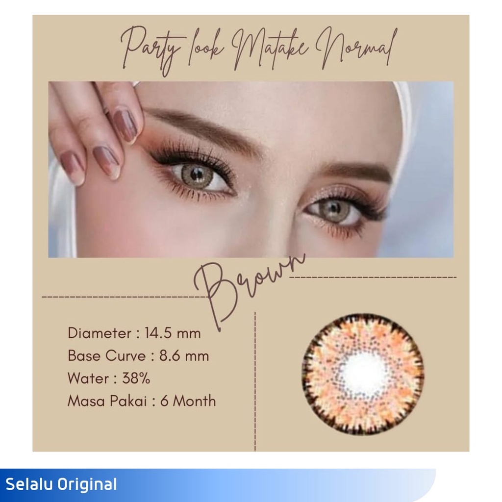 SOFTLENS WARNA PARTY LOOK MATAKE NORMAL