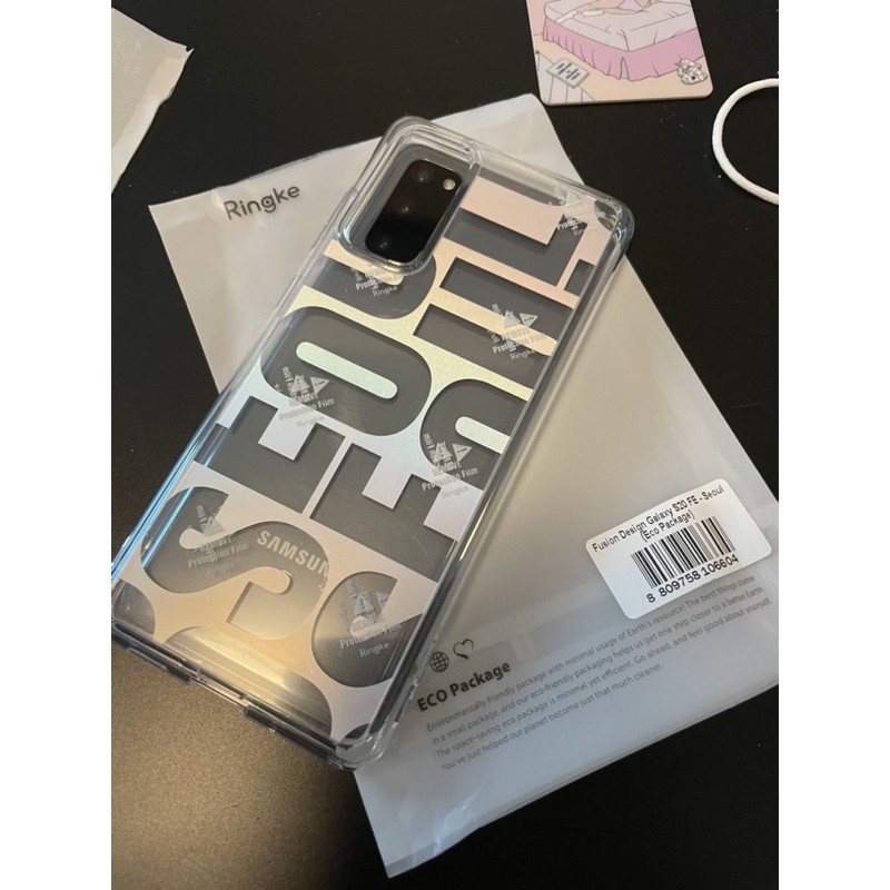 Case Ringke fushion design untuk SAMSUNG GALAXY S20 FE motif Seoul
