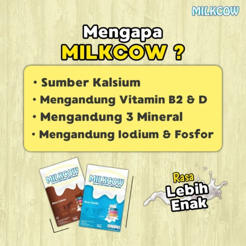 SUSU MILKCOW PENAMBAH NAFSU MAKAN .PENAMBAH BERAT BADAN  FULLCREEAM  100% COCOK UNTUK ANAK DAN DEWASA